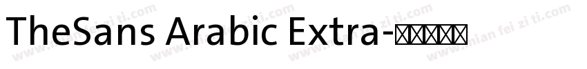 TheSans Arabic Extra字体转换